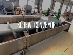 U Trough Auger Screw Conveyor Machine بدون عمود أو عمود الصين المورد